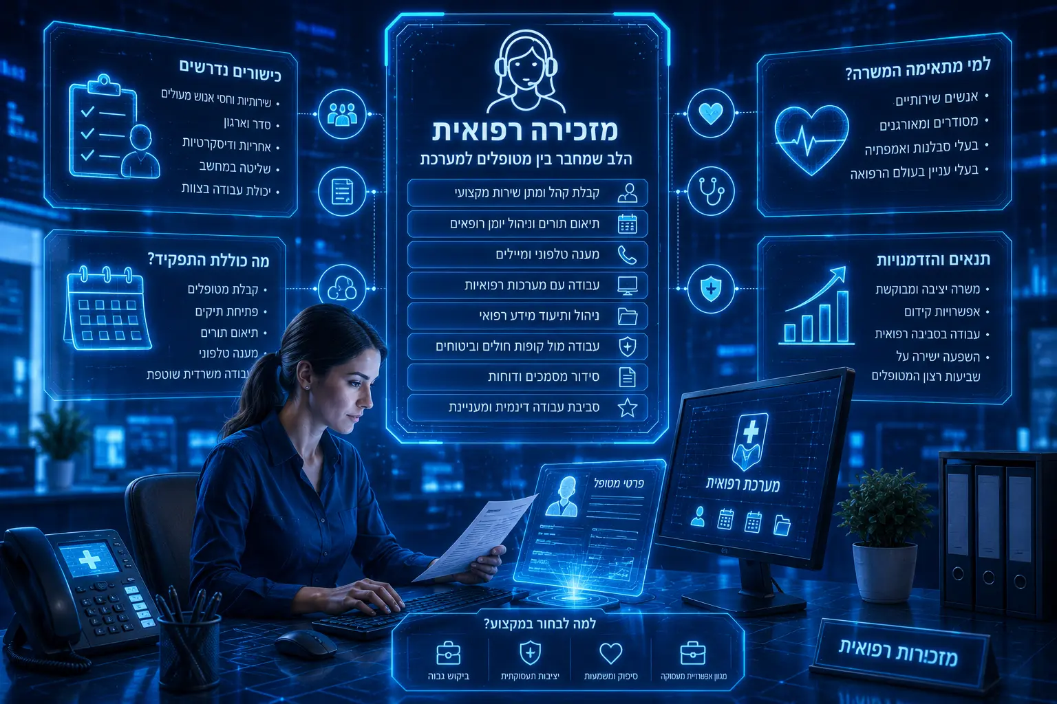 תמונה מזכירות רפואית